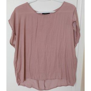 Forever 21 Loose Fit Blouse Semi Sheer